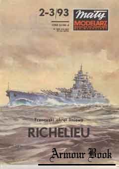 Francuski okret liniowy “Richelieu”(Линкор «Ришелье») [Maly Modelarz 1993-2-3]