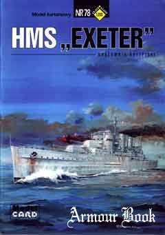 Krazownik brytyjski HMS “Exeter” (Тяжелый крейсер «Эксетер») [Model Card 78]