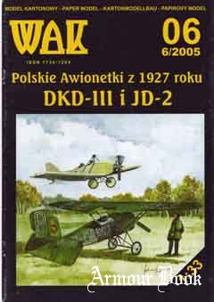 Polskie awionetki DKD-III, JD-2 (Авиетки DKD-III и JD-2) [WAK 2005-6]