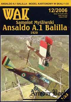 Samolot mysliwski Ansaldo A.1 “Balilla” (Истребитель «Балилла», итальянская версия) [WAK 2006-12]