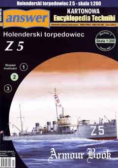 Holenderski torpedowiec Z5 (Миноносец Z-5) [Answer KET 2007-1]