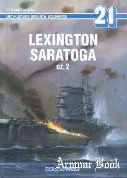 Lexington, Saratoga cz.2 [AJ-Press Encyklopedia Okretow Wojennych 21]