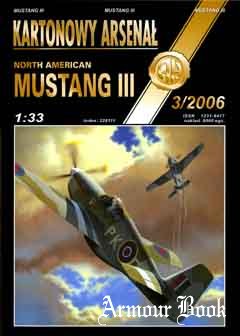 North American “Mustung III” (Истребитель «Мустанг 3») [Kartonowy Arsenal 2006-3]