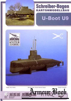 U-Boot U9 [Schreiber-Bogen Kartonmodellbau]