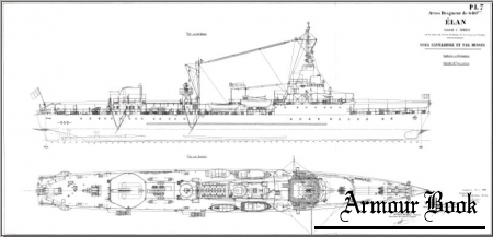 Чертежи кораблей французского флота - ELAN 1938