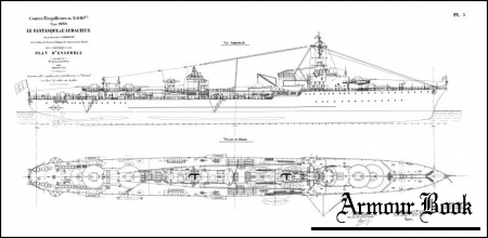 Чертежи кораблей французского флота - LE FANTASQUE 1934