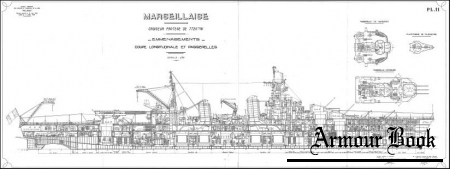 Чертежи кораблей французского флота - MARSEILLAISE 1935