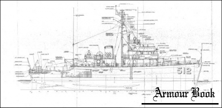 Чертежи кораблей французского флота - MSO 512 1955