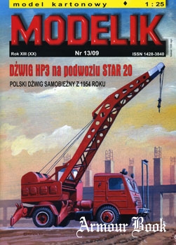 Dzwig HP3 na podwoziu Star 20 [Modelik 2009-13]