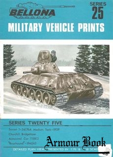 Soviet T-34/76A Medium Tank 1939 [Bellona Military Vehicle Prints 25]
