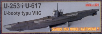 U-253 i U-617, U-booty typu typ VIIC (1/200)
